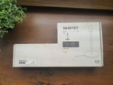 SKAFTET Table lamp base, brass-colour, 30 cm